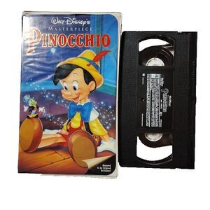 Walt Disney's Pinocchio VHS Movie G Animation Children & Family